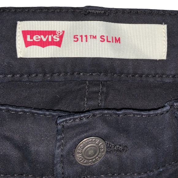Levi’s Black 511 Slim Jeans 18 Reg - Picture 6 of 7